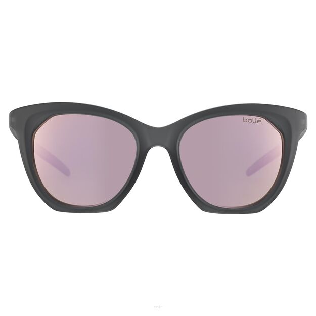 PRIZE Black Crystal Matte HD Polarized Brown Pink