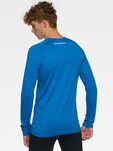 T-SHIRT DŁUGI RĘKAW 100% MERINO - NIEBIESKI M - 2