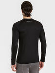 T-SHIRT DŁUGI RĘKAW 100% MERINO - CZARNY XL - 3